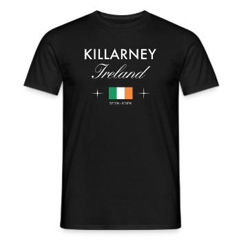 Killarney Coordonnées Irlande Souvenir de voyage - T-shirt homme - noir - Devant - AI Model Male 178 light (178cm)
