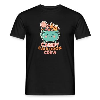 Candy Cauldron Crew - Men's T-Shirt - black - Front - AI Model Male 178 light (178cm)