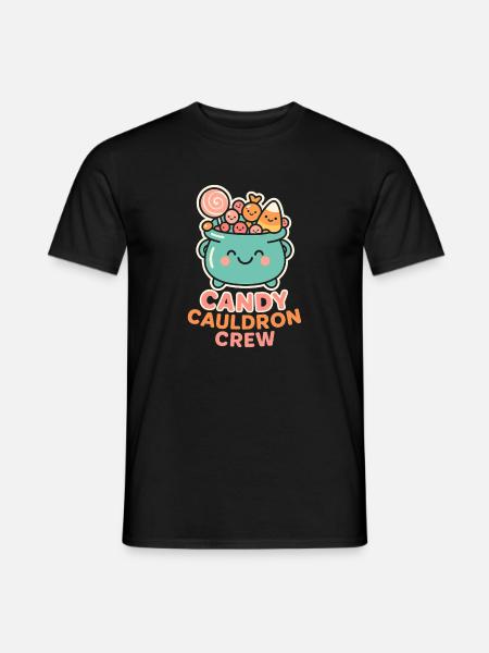 Candy Cauldron Crew - Männer T-Shirt - Schwarz