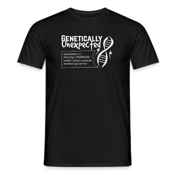 Genétiquement Inattendu ADN - T-shirt homme - noir - Devant - AI Model Male 178 light (178cm)