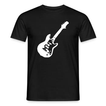 Guitariste Guitar Music Gift - T-shirt homme - noir - Devant - AI Model Male 178 light (178cm)