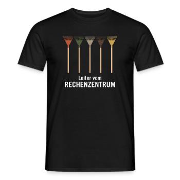 Leiter vom Rechenzentrum Gartenoutfit Gartenarbeit - Männer T-Shirt - Schwarz - Vorne - AI Model Male 178 light (178cm)