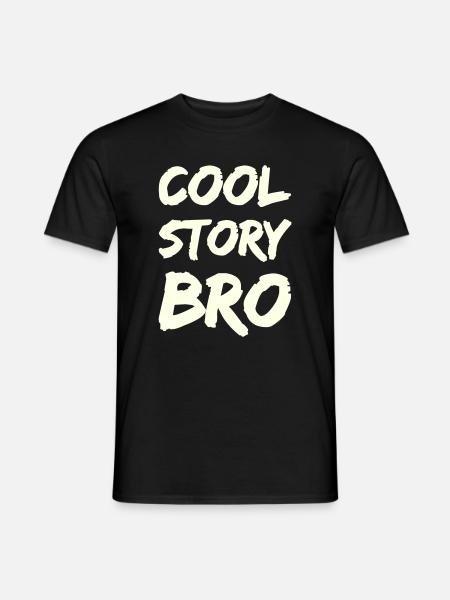 cool_story_bro- - Männer T-Shirt - Schwarz