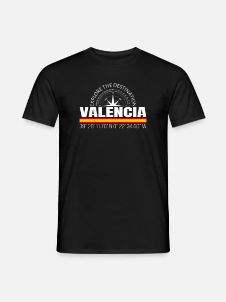 Valencia - Männer T-Shirt - Schwarz
