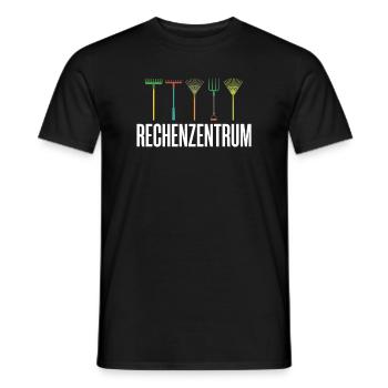 Rechenzentrum Gärtner Garten Gartenarbeit - Männer T-Shirt - Schwarz - Vorne - AI Model Male 178 light (178cm)