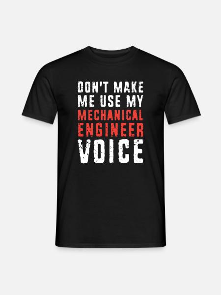 Maschinenbau Ingenieur - Männer T-Shirt - Schwarz