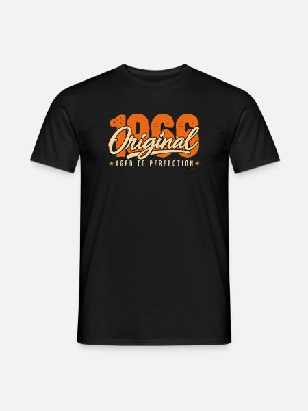 1976 Original – Aged to Perfection - Männer T-Shirt - Schwarz