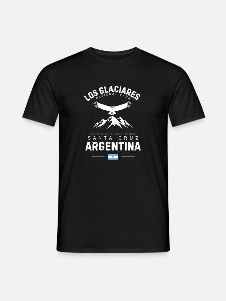 Los Glaciares Nationalpark Peak Argentina Tee - Männer T-Shirt - Schwarz