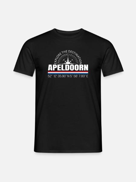 Apeldoorn - Männer T-Shirt - Schwarz