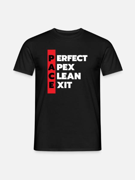 Perfekter Apex, sauberer Ausgang - Männer T-Shirt - Schwarz