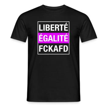 FCK AFD - Zeichen setzen gegen Rechts! NOAFD - Männer T-Shirt - Schwarz - Vorne - AI Model Male 178 light (178cm)