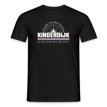 Kinderdijk - Männer T-Shirt - Schwarz - Vorne - AI Model Male 178 light (178cm)
