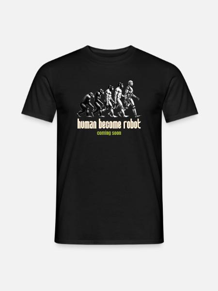 EVOLUTION - Männer T-Shirt - Schwarz