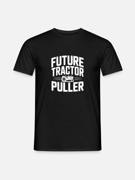 Zukünftiger Traktorzieher - Männer T-Shirt - Schwarz