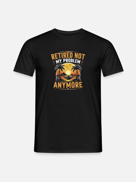 Ruhestand – Rente - Männer T-Shirt - Schwarz