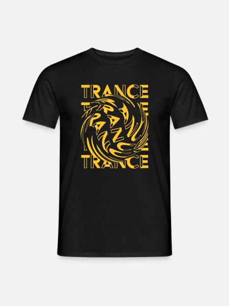 Trance-Musik – Groovy Trance Uplifting - Männer T-Shirt - Schwarz