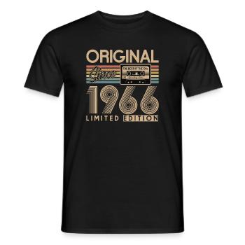 60. Geburtstag, 60 Jahre - Männer T-Shirt - Schwarz - Vorne - AI Model Male 178 light (178cm)