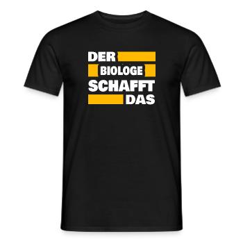 Beruf Biologe - Männer T-Shirt - Schwarz - Vorne - AI Model Male 178 light (178cm)