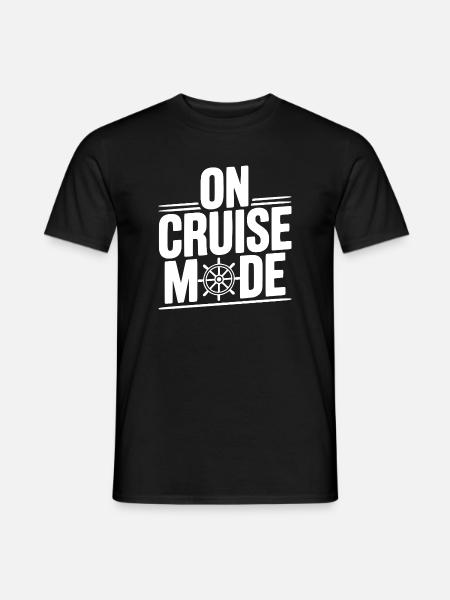 Im Kreuzfahrtmodus - Männer T-Shirt - Schwarz