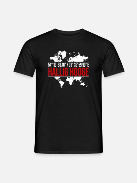 Hallig Hooge - Männer T-Shirt - Schwarz