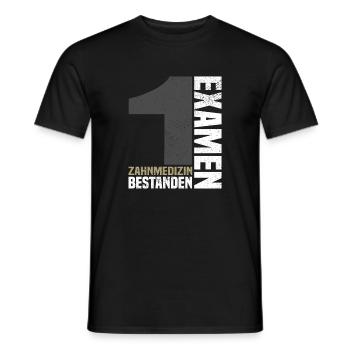 Examen Zahnmedizin - Männer T-Shirt - Schwarz - Vorne - AI Model Male 178 light (178cm)