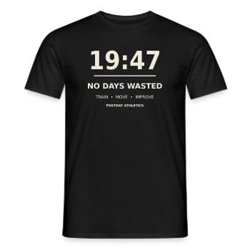 No Days – Sport & Training Motivation - Männer T-Shirt - Schwarz - Vorne - AI Model Male 178 light (178cm)