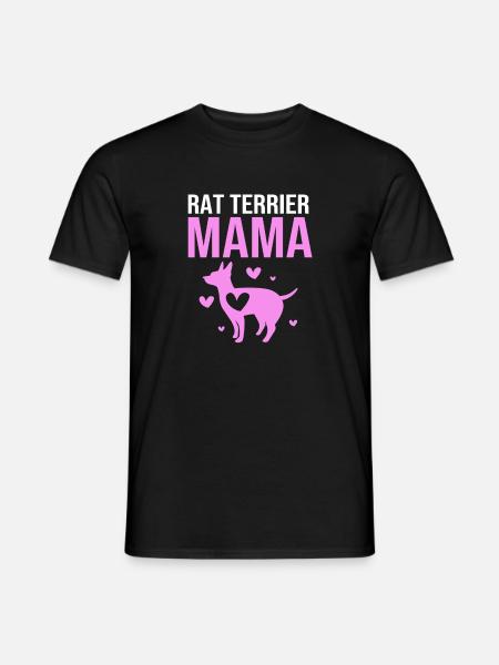 Rat Terrier - Männer T-Shirt - Schwarz