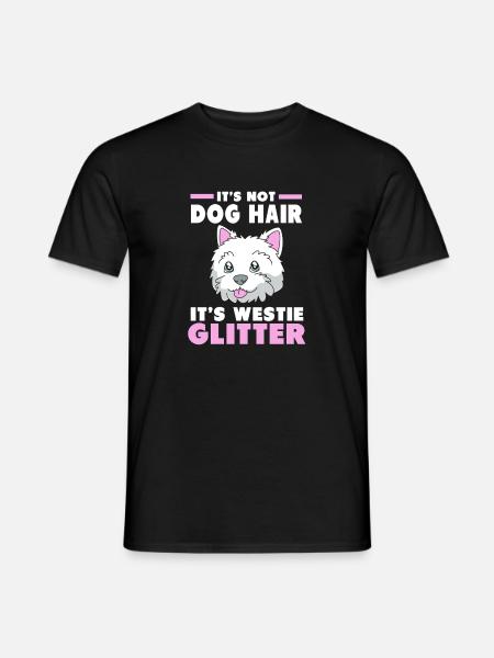 West Highland Terrier - Männer T-Shirt - Schwarz