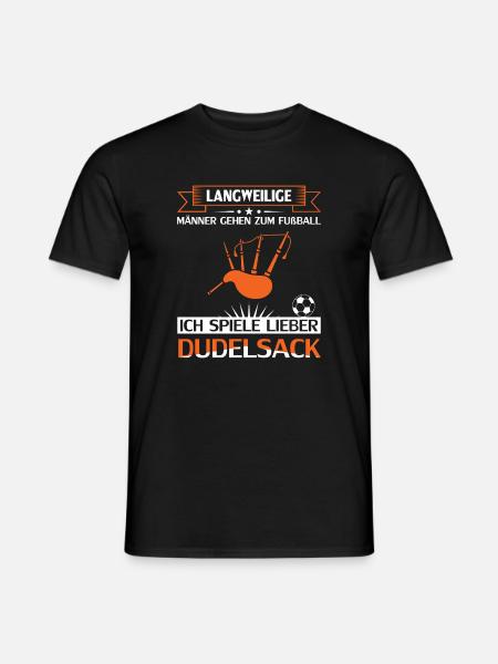 Dudelsackspieler Dudelsack Männer Geschenk - Männer T-Shirt - Schwarz