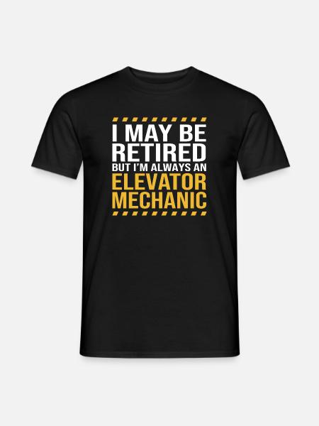 Aufzug - Männer T-Shirt - Schwarz