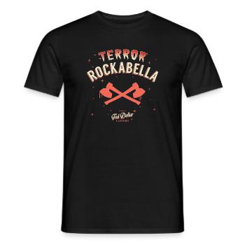Terror Rockabella – Horror-Rockabilly - Männer T-Shirt - Schwarz - Vorne - AI Model Male 178 light (178cm)