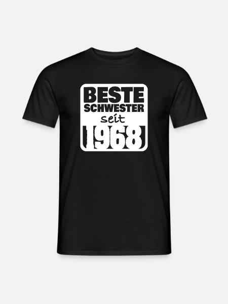 1968 - Männer T-Shirt - Schwarz