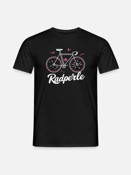 Radperle - Männer T-Shirt - Schwarz