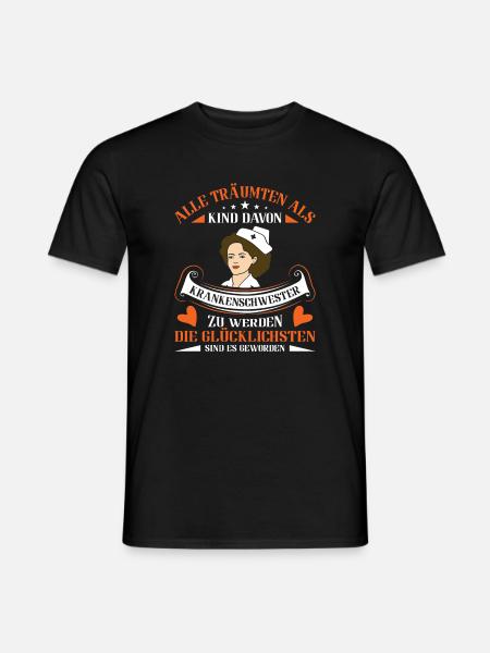 Krankenschwester Krankenpfleger - Männer T-Shirt - Schwarz