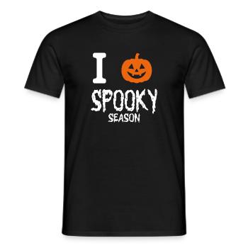 Ich liebe Spooky Season - Männer T-Shirt - Schwarz - Vorne - AI Model Male 178 light (178cm)