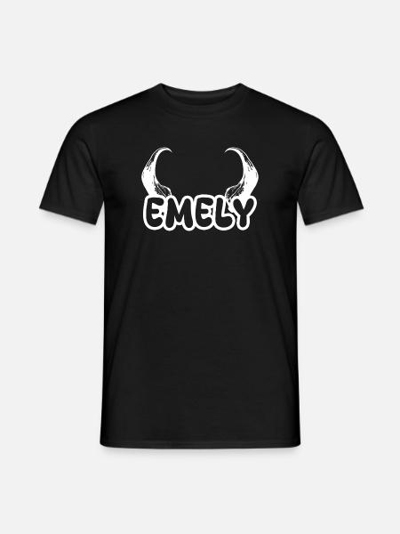Teufel Emely - Männer T-Shirt - Schwarz