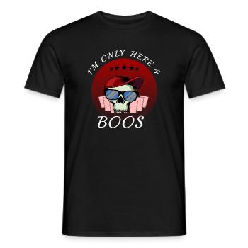 Lustige Halloween-Buhrufe - Männer T-Shirt - Schwarz - Vorne - AI Model Male 178 light (178cm)