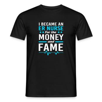Notfall Krankenschwester - Männer T-Shirt - Schwarz - Vorne - AI Model Male 178 light (178cm)