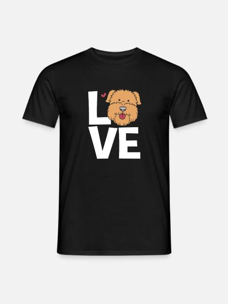 Wheaten Terrier - Männer T-Shirt - Schwarz