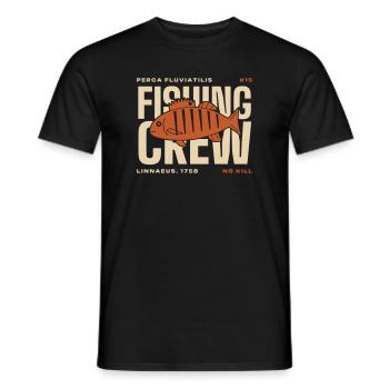 Perca Stack – Stabhochsprung - Männer T-Shirt - Schwarz - Vorne - AI Model Male 178 light (178cm)