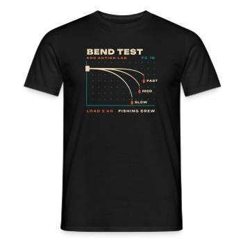 Biegetest - Männer T-Shirt - Schwarz - Vorne - AI Model Male 178 light (178cm)