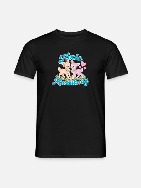 Zärtliches Duo - Männer T-Shirt - Schwarz