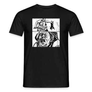 Ein Troll im Dungeons Fantasy-Tinte - Männer T-Shirt - Schwarz - Vorne - AI Model Male 178 light (178cm)