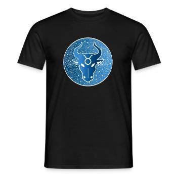 Tierkreiszeichen: Stier - Männer T-Shirt - Schwarz - Vorne - AI Model Male 178 light (178cm)