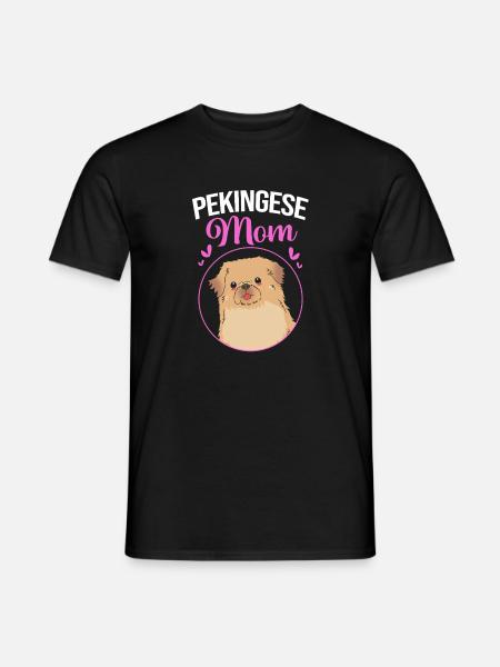 Pekinese Peningese - Männer T-Shirt - Schwarz