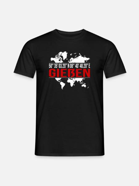 Gießen - Männer T-Shirt - Schwarz