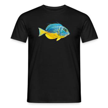 Vivid Parrotfish Burst - Männer T-Shirt - Schwarz - Vorne - AI Model Male 178 light (178cm)