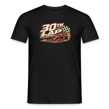 30 Jahre Rennfahrer Motorsport Geburtstag Geschenk - Männer T-Shirt - Schwarz - Vorne - AI Model Male 178 light (178cm)