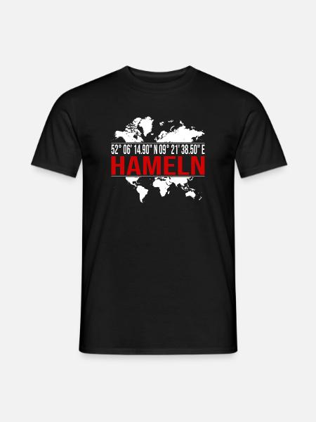 Hameln - Männer T-Shirt - Schwarz