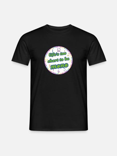 Das Leben ist zu kurz, um Pfeiffer zu sein - Männer T-Shirt - Schwarz